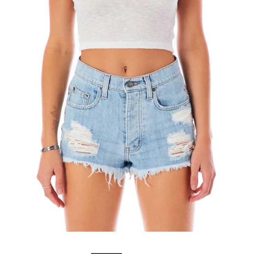 Carmar Star Patch Denim Short - Nwt
